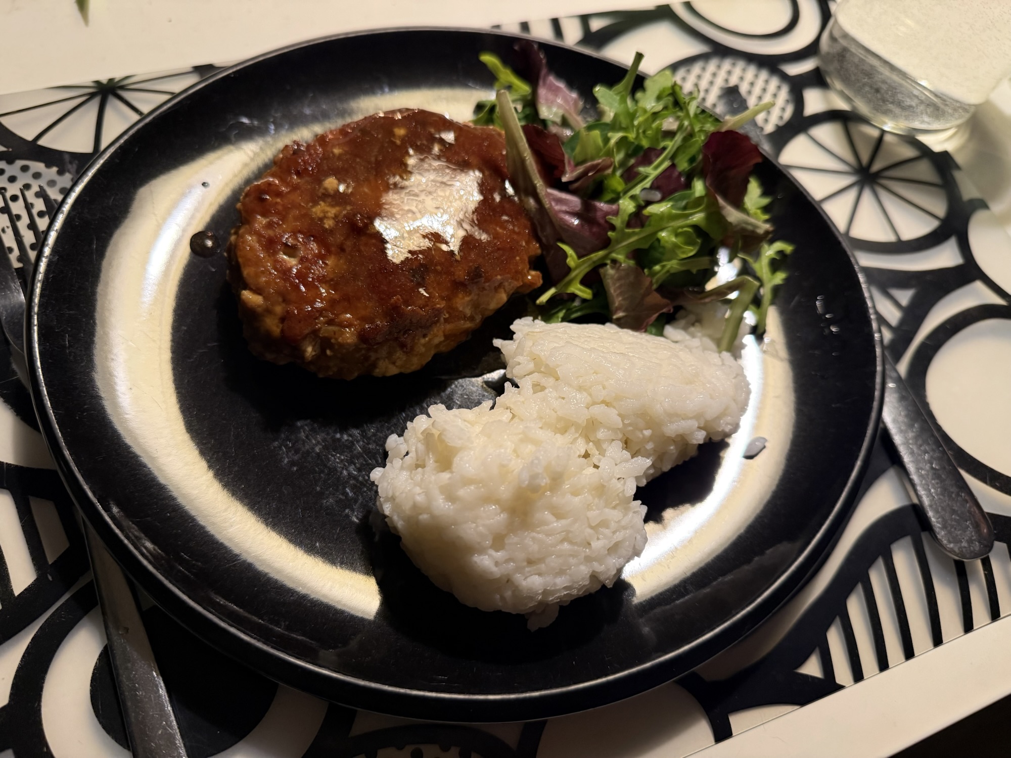 Fläskköttfärs och Tofu biffar